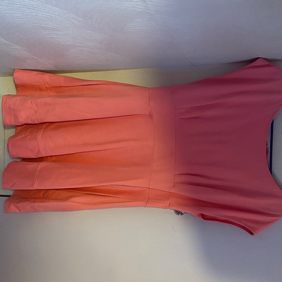 Kate Spade Vibrant Coral Mini Dress - Picture 1 of 2